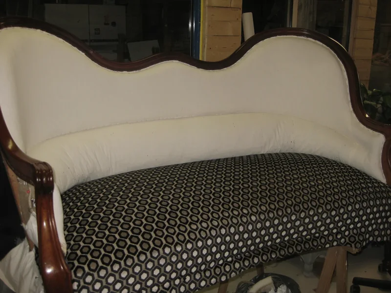 Pose du tissu